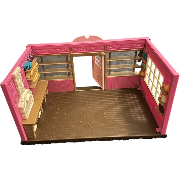 Lil Woodzeez Bataat Bakery Shop Calico Critters Play Set Pink Building Only Toy - Picture 5 of 16
